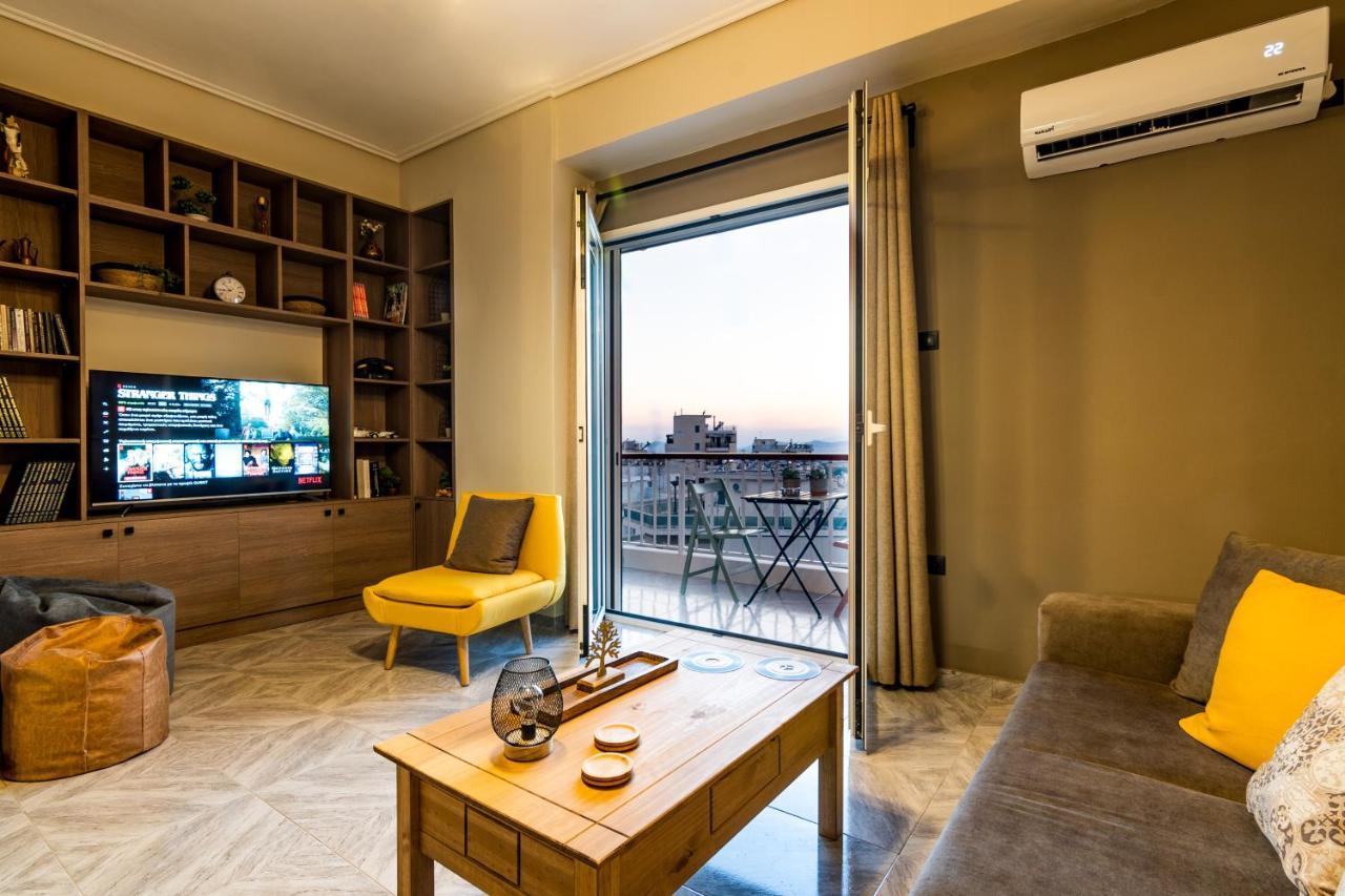 Vintage Apartment In Athens-Zografou Exteriér fotografie